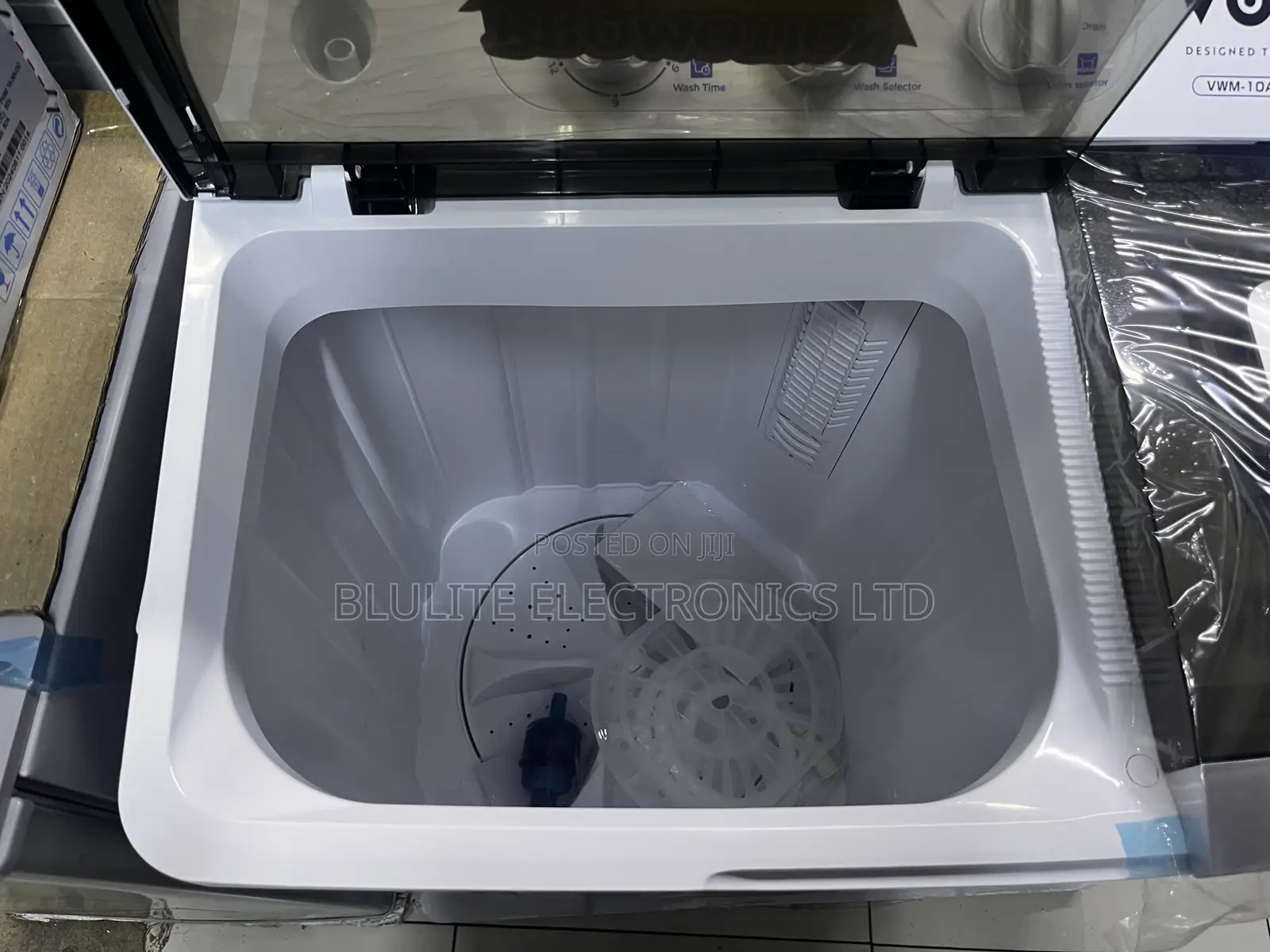 Von VWM-10ahk Twin Tub Washing Machine, White - 10kg