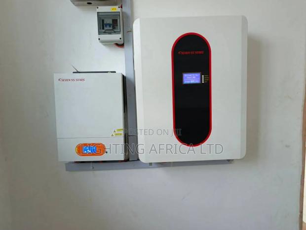 5000w Inverter - 100ah Lithium Battery (6)550w Solar System - main view