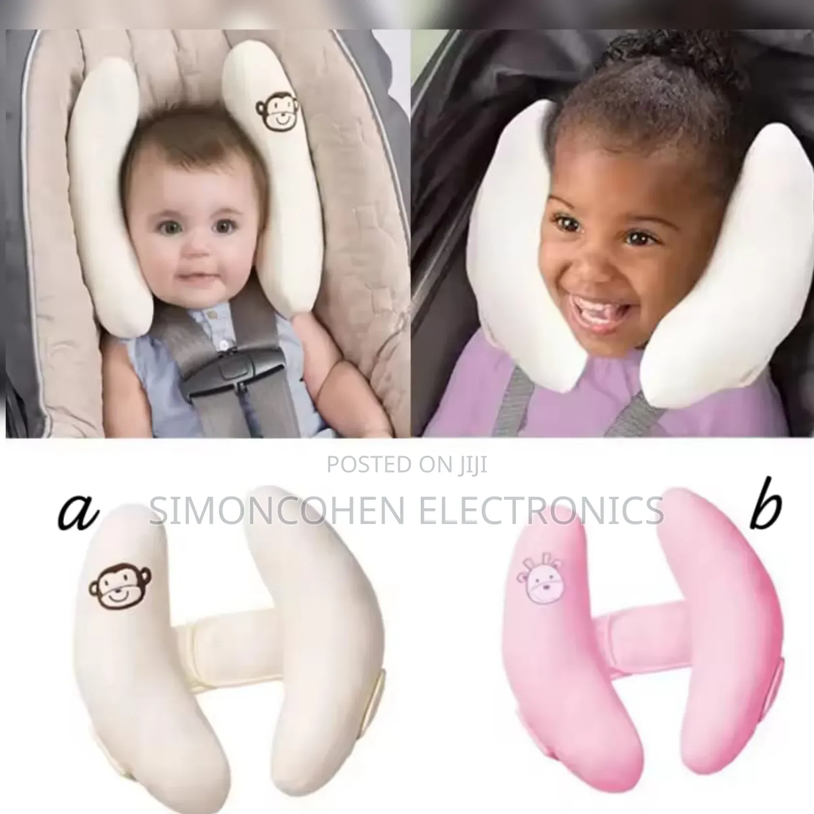 Banana Shaped Neck Support Toddler Pillow