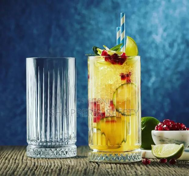 Classical Engraved Ribbed Glassware Crystal Glasses - main view