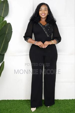 Black Office Jumpsuit - thumbnail 2