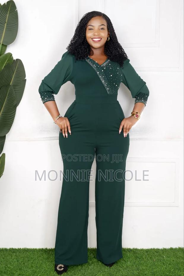 White Classy Jumpsuit - thumbnail 3