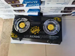 Ailyons Table Top 2 Burner Infrared Gas Cooker