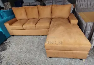 Brown 6 Seater L Seat