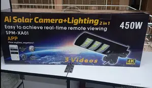 450w Ai Solar Floodlight Camera V380xao1