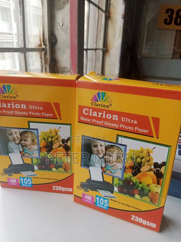 Clarion Water Proof Glossy Photo Paper - 4r ( 4* 6 in ) - main view