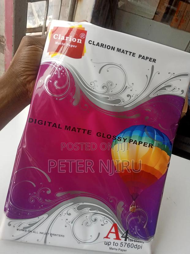 Clarion Digital Matte Glossy Papers - main view