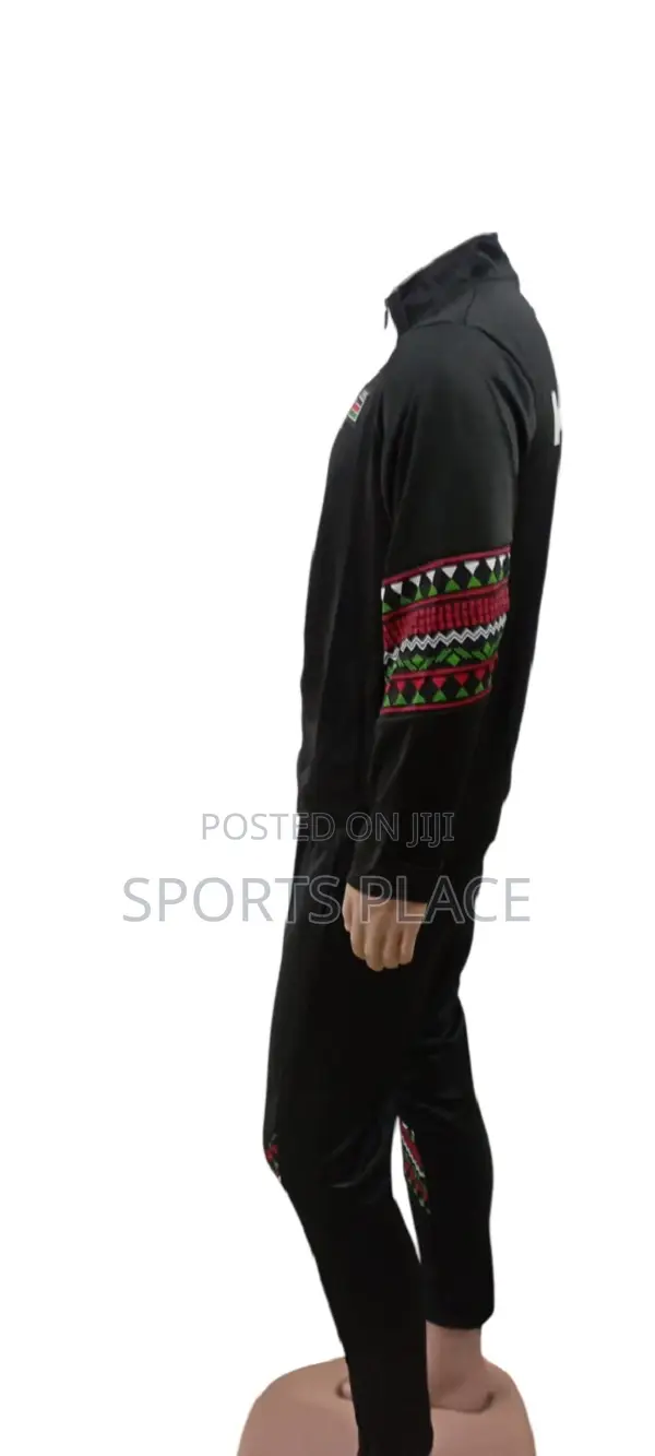 Kenya Tracksuits for Men and Women - Black Team Kenya Tracks