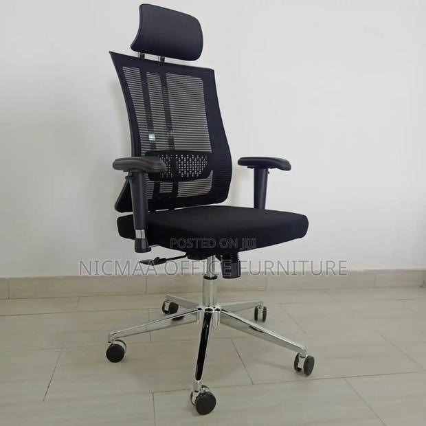 Orthopedic Office Chair With Lumbar Support - thumbnail 3