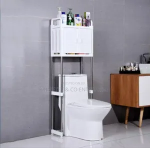 Over the Toilet Storage Rack With Storage