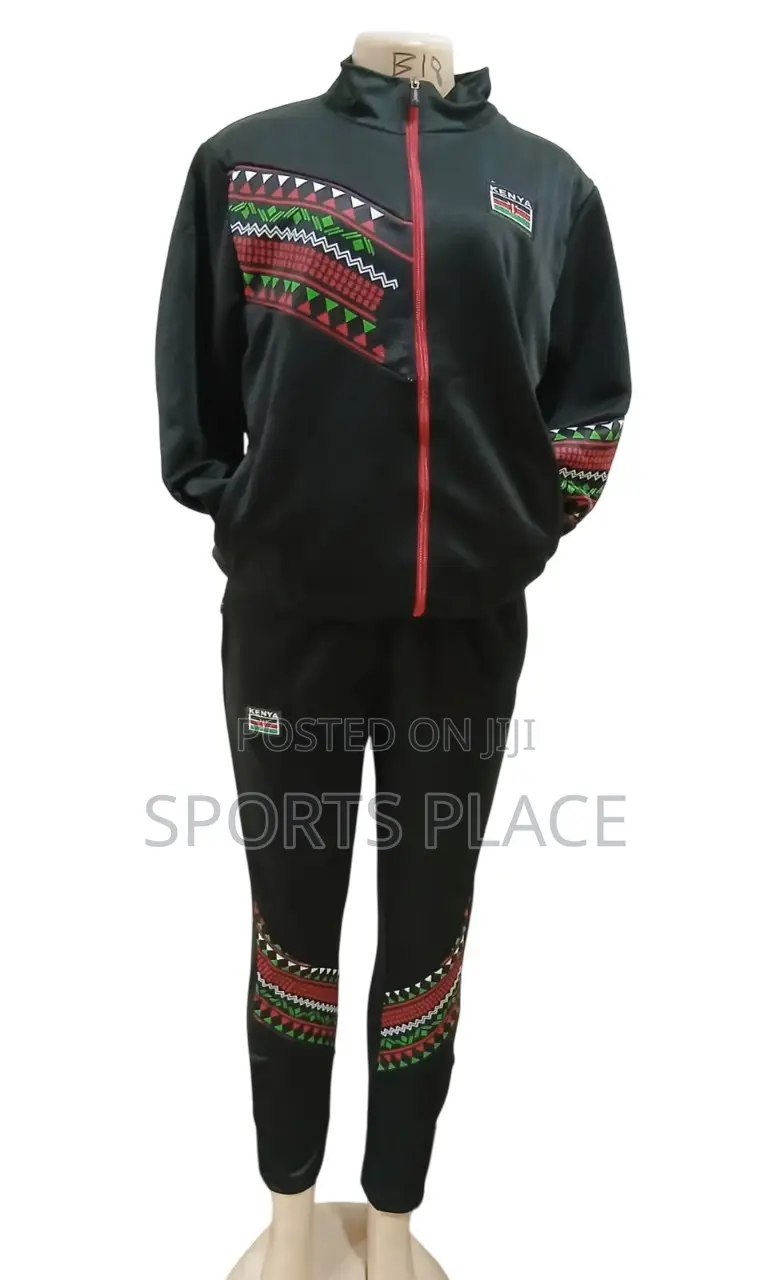 Black Team Kenya Tracksuit for Ladies and Gents