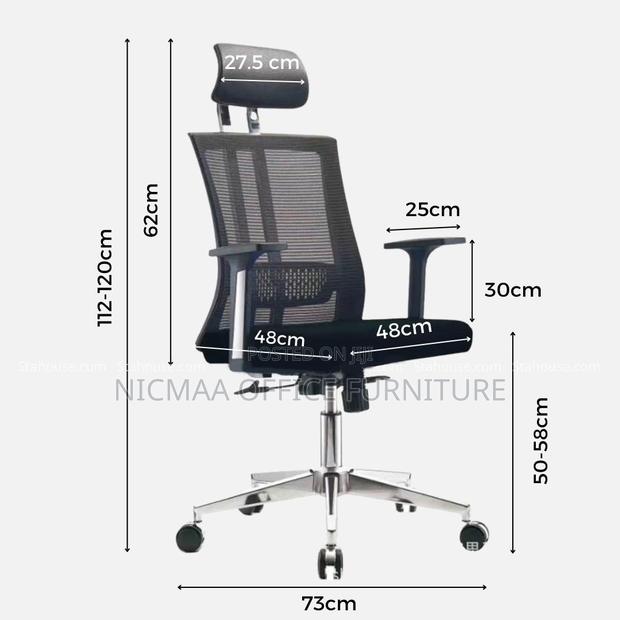 Orthopedic Office Chair With Lumbar Support - thumbnail 2