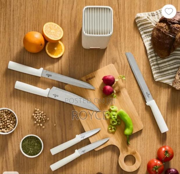5pc Knife Set With Holder - thumbnail 2