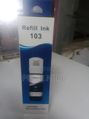 Refill Inks Black 103 Epson