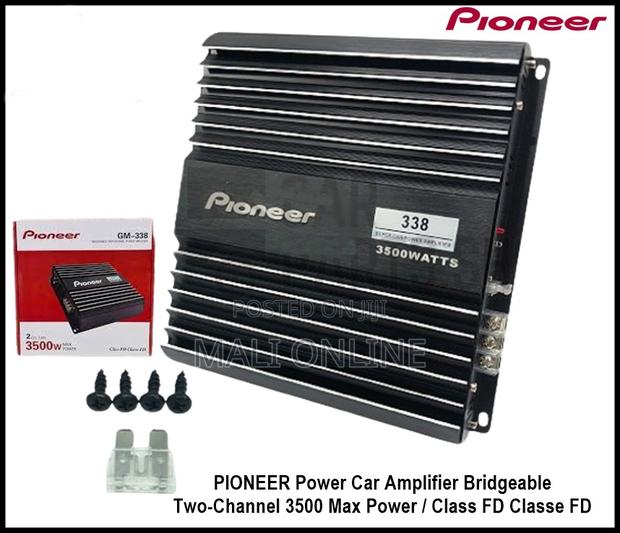 Pioneer Gm-338 2-channel Car Amplifier 3500w Max Bridgeable