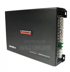 Boschmann Bm-600.4 Car Audio Amplifier 8000w Max