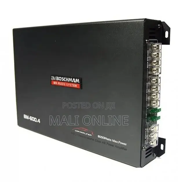 Boschmann Bm-600.4 Car Audio Amplifier 8000w Max