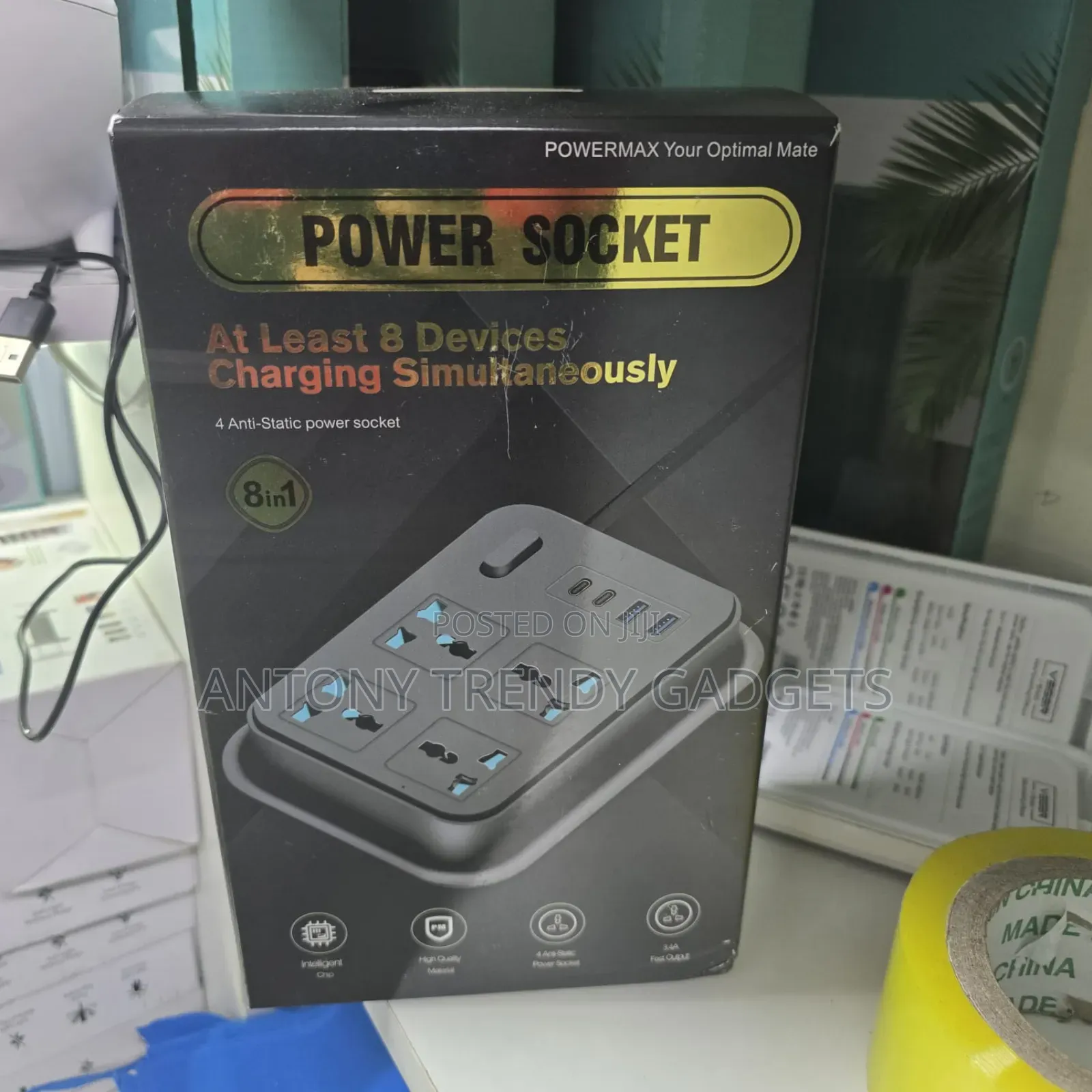 8 In 1 Powermax Powersocket Extension
