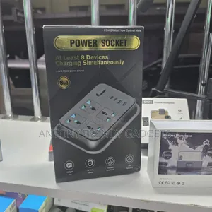 8 In 1 Powermax Extension With Usb And Usb Ports
