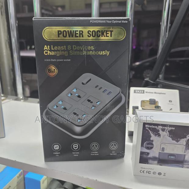 Powermax 8 In 1 Powersocket Extension - main view