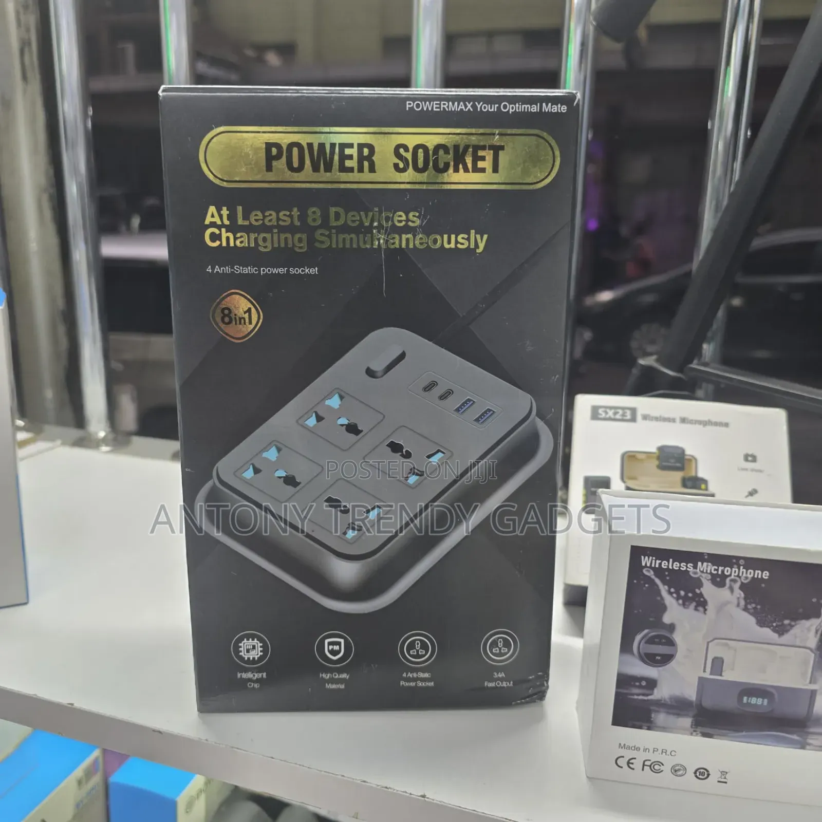 Powermax 8 In 1 Powersocket Extension