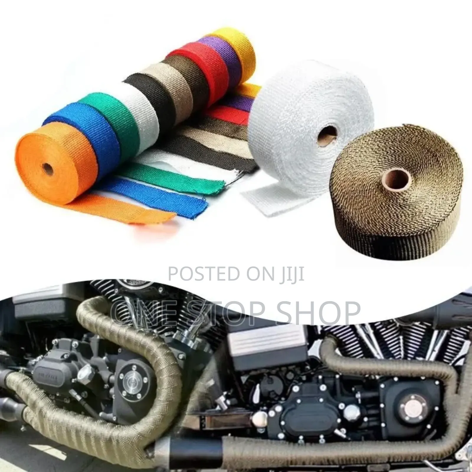 15m Racing High Temperature Exhaust Wrap Cloth