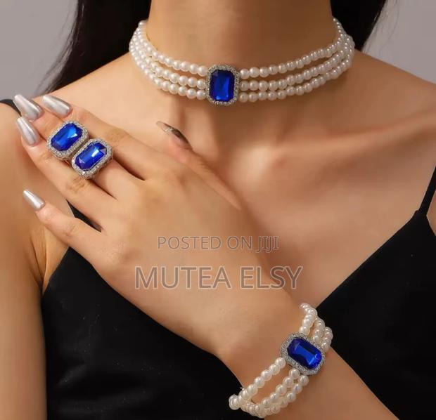 3 PCS Set Jewelry Multilayed Pearl Set - thumbnail 3