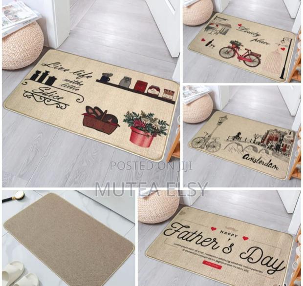 Beige Rubber Bottom Entry Door Mat - thumbnail 2