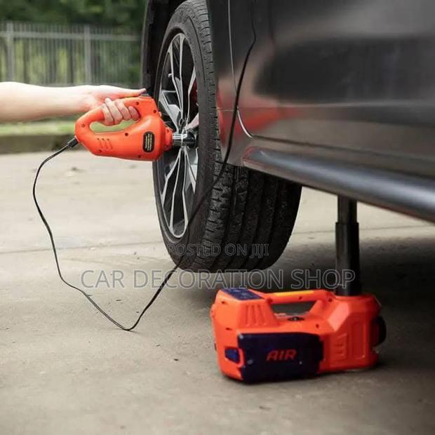 New 5ton Electric Jack With Wrench and Inflating Pump