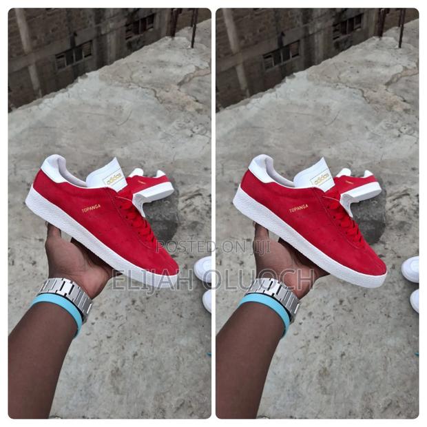 Quality Leather Adidas Topanga Red - thumbnail 2