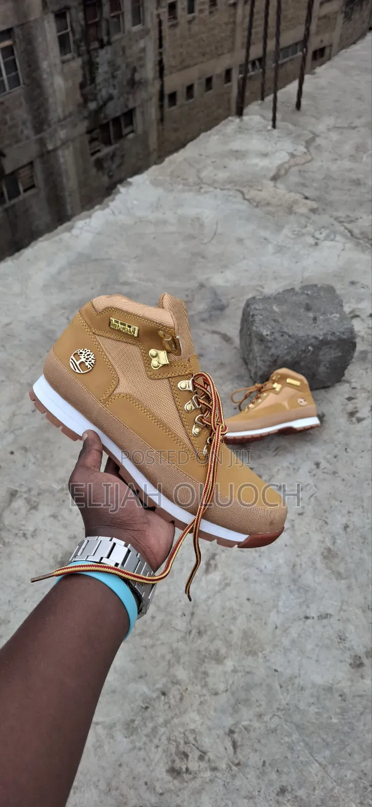 Brown Leather Timberland Sport Original Shoes