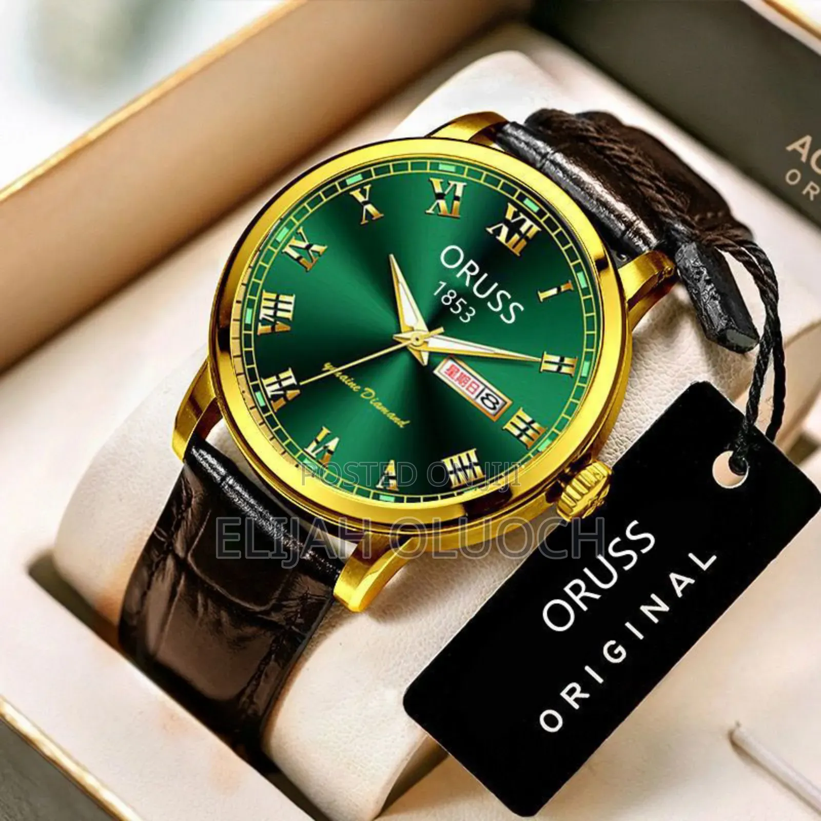 Oruss Men Day Date Watch