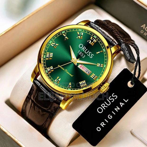 Oruss Men Day Date Watch
