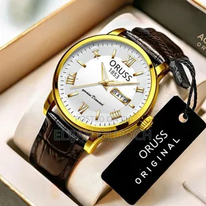 Oruss Men Day Date Watch