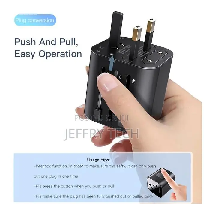 Yesido Universal 4-Port Usb Adapter and Type-C Charge _ Mc09