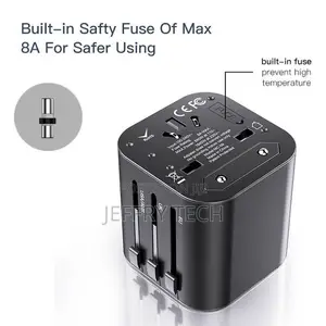 Yesido Universal 4-Port Usb Adapter and Type-C Charge _ Mc09