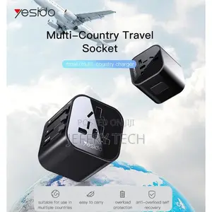Yesido Universal 4-Port Usb Adapter and Type-C Charge _ Mc09