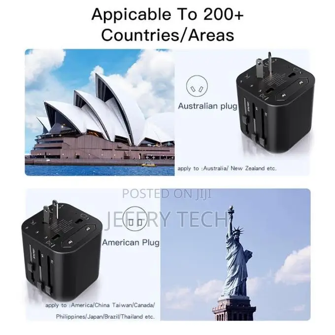 Yesido Universal 4-Port Usb Adapter and Type-C Charge _ Mc09
