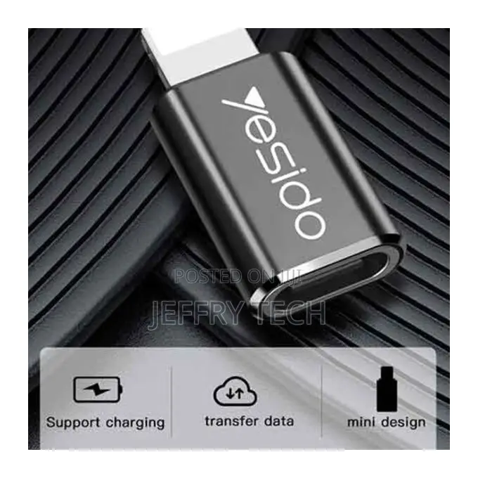 Yesido Charging Adapter Converter Type C to Lightning Connec