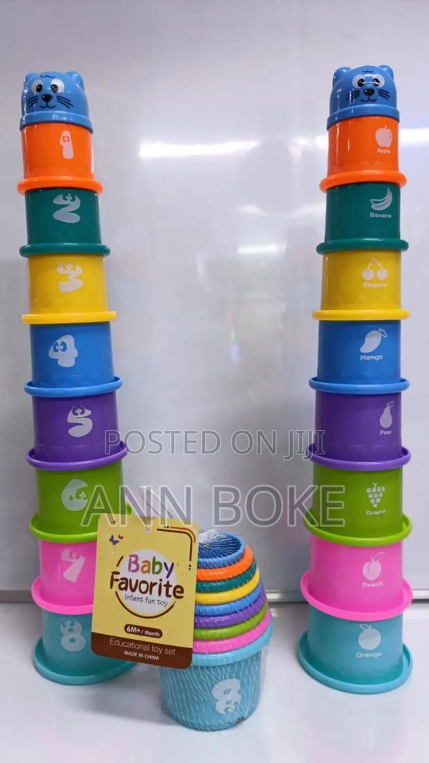  Multicolored Stacking Cups.
 Developmental Learning- - thumbnail 2