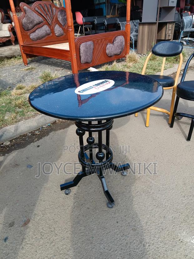 Black Marble, Branded Restaurant Table 