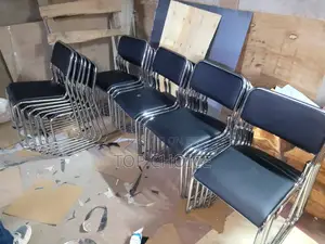 Stackable Chrome Frame Stackable Chairs.