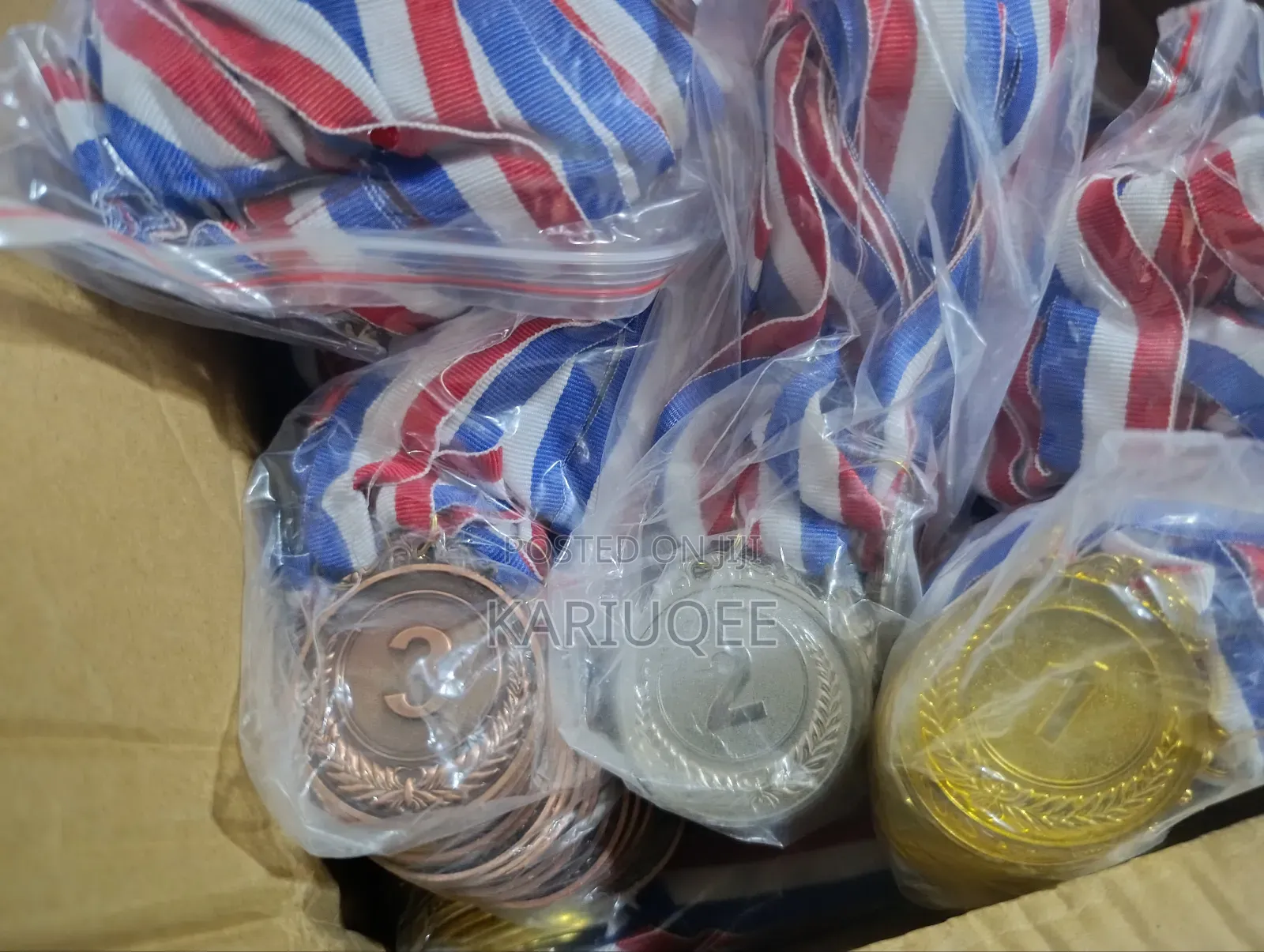 Medals Gold Silver Bronze