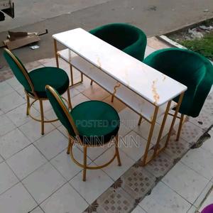 Manicure Set 4 Chairs and Table - main view