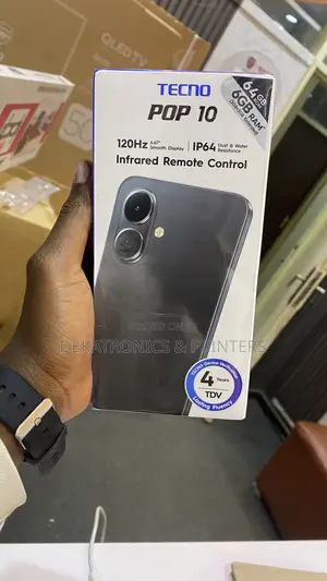 New Tecno Pop 10 64 GB Black