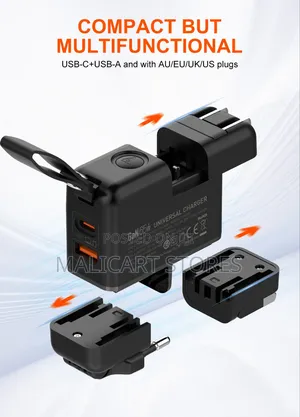 Ldnio 65w Fast Charging Universal Fast Charger Eu/Uk/Us