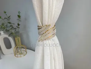 Metallic Buckle Curtains Holders