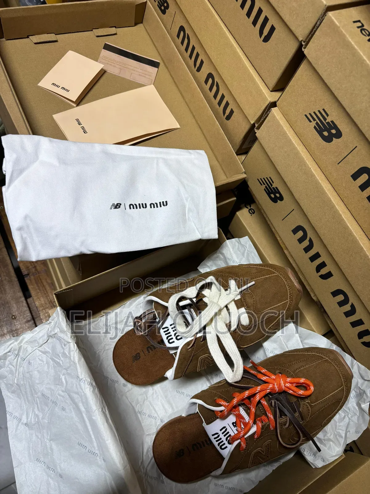 New Balance X Miumiu(Prada's Sister Company)
Size 38-45