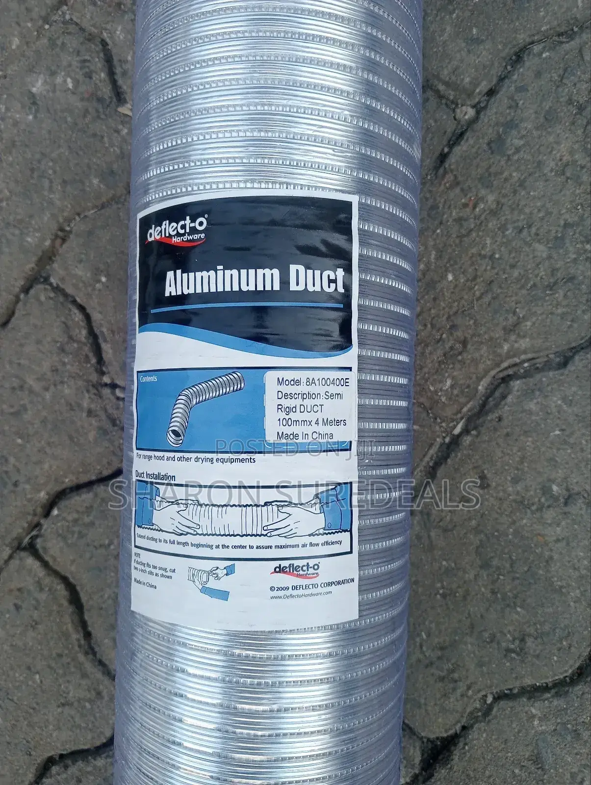Top Quality Flex Aluminium Duct Pipe4mtrs×(100mm/150mm/180mm