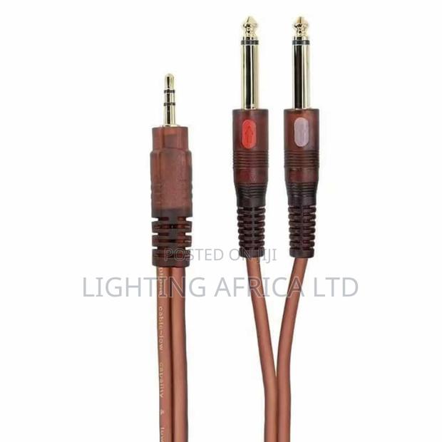 Single Jack Pin To Dualjack High Quality Cable - thumbnail 2